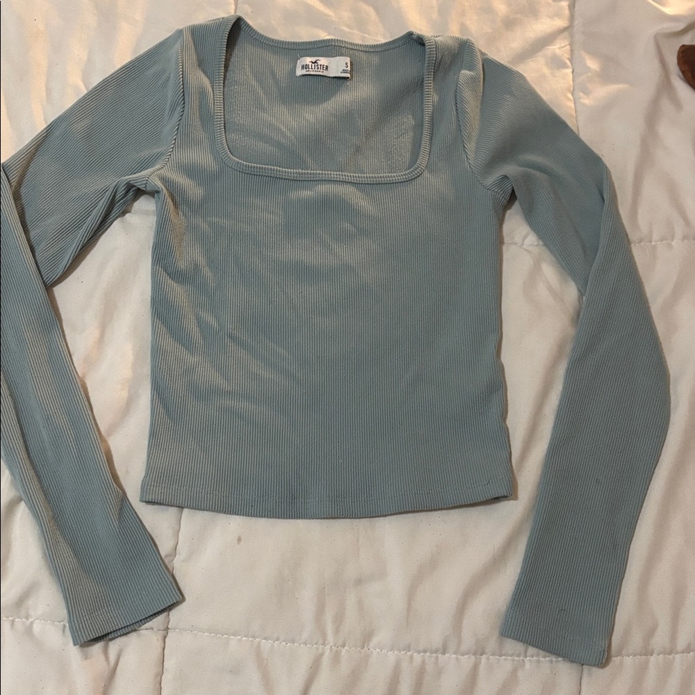 Hollister Ribbed Seamless Square-Neck Top - Size Small